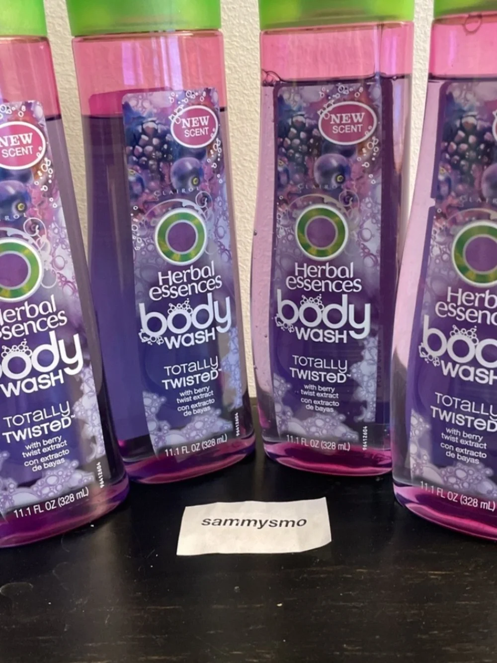 Herbal Essences Totally Twisted Body Wash 11.1 oz with berry extract x4